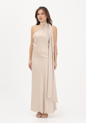 VICOLO Abito lungo champagne da donna TAB1736 CH VICOLO 