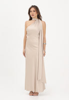 VICOLO Abito lungo champagne da donna TAB1736 CH VICOLO 
