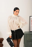 ALMA SANCHEZ Blusa Botes panna da donna AS2526030G 050 ALMA SANCHEZ 