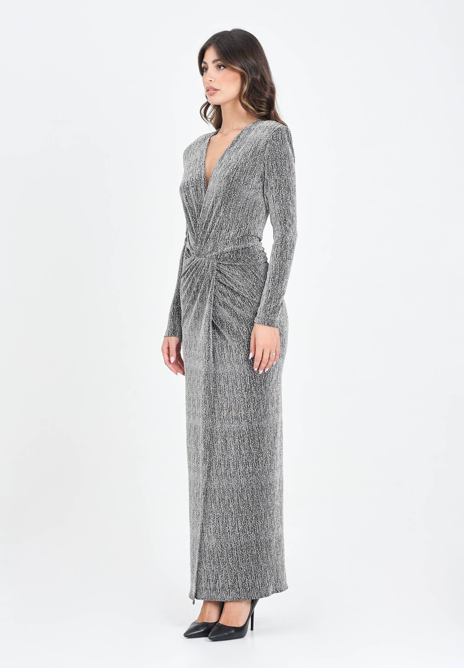 SIMONA CORSELLINI Abito lungo argento da donna A25CEAB10201-C00159 V0000 SIMONA CORSELLINI 