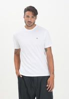 CALVIN KLEIN JEANS T-shirt a manica corta bianca da uomo con stemma logo LV04RC272GYAF  CALVIN KLEIN JEANS 