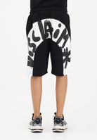 DISCLAIMER Shorts nero da uomo con stampa sul retro 26EDS55433 NEBI DISCLAIMER 
