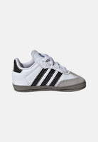 ADIDAS ORIGINALS Scarpe da culla Samba bianche e nere da neonato JI2758 . ADIDAS ORIGINALS 