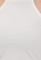 NEW BALANCE Canotta Cotton Racer bianca da donna WT61A83HSST . NEW BALANCE 