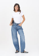 PINKO Jeans in denim chiaro da donna con logo 105542A2RP PJD PINKO 