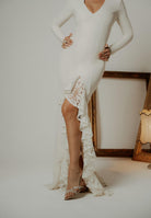 SANTAS Abito lungo ENCHANTÉE panna da donna PV2616 PA SANTAS 