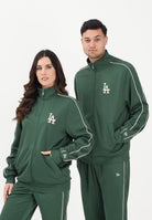 NEW ERA Felpa con zip LA Dodgers MLB Piping verde per uomo e donna 60771585 . NEW ERA 