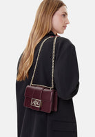 ARMANI EXCHANGE Borsa a tracolla bordeaux da donna con logo XW000071AF12039 UA343 ARMANI EXCHANGE 