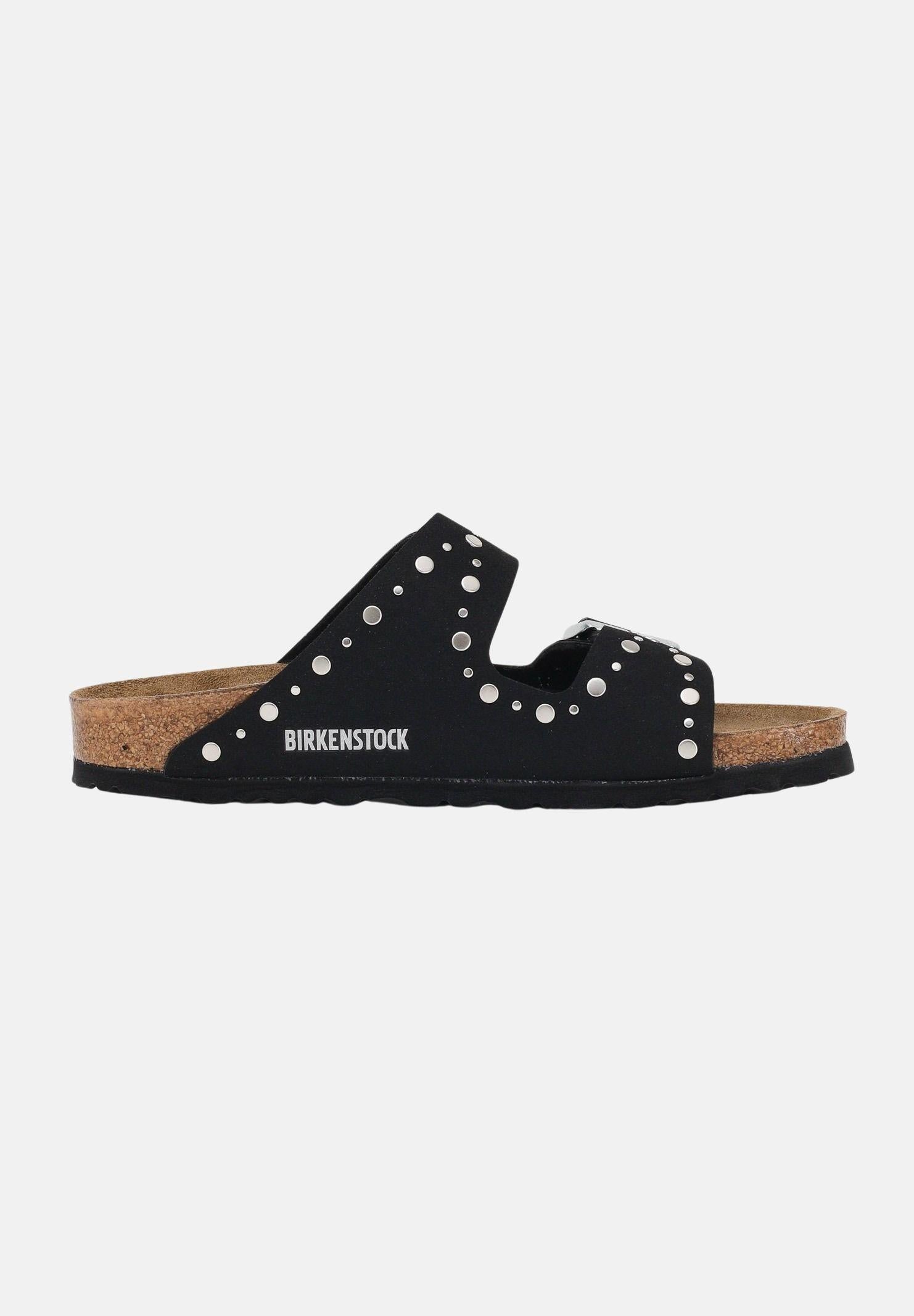 BIRKENSTOCK Ciabatte Arizona Rivet Border nere da donna 1031646 . BIRKENSTOCK 