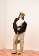 ADIDAS ORIGINALS Jeans Firebird Utility in denim beige da donna JX8760 . ADIDAS ORIGINALS 