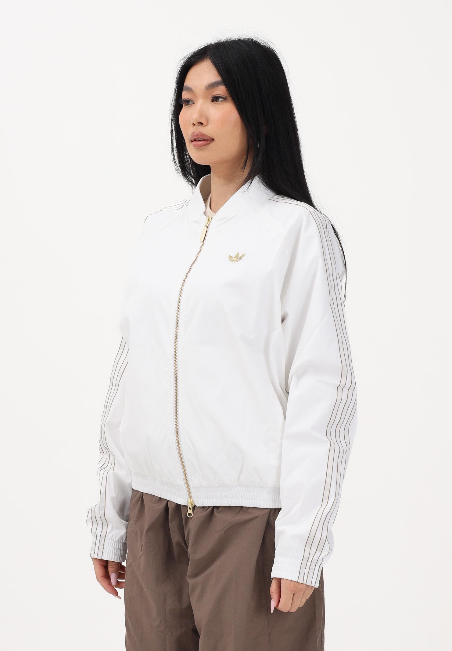 ADIDAS ORIGINALS Giacca a vento SST bianca da donna KE2414 . ADIDAS ORIGINALS 