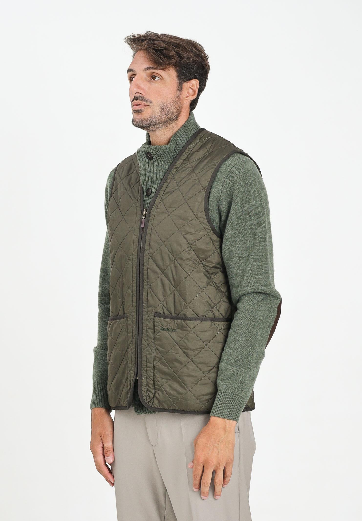 BARBOUR Smanicato Polarquilt verde da uomo da abbinare alla giacca Ashby 252MMLI0002 OL91 BARBOUR 