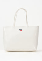 TOMMY JEANS Shopper panna da donna con logo AW0AW18069 YBI TOMMY JEANS 