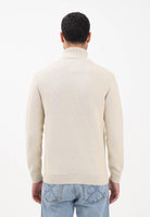 SELECTED HOMME Maglioncino a collo alto panna da uomo 16099187 Oatmeal SELECTED HOMME 