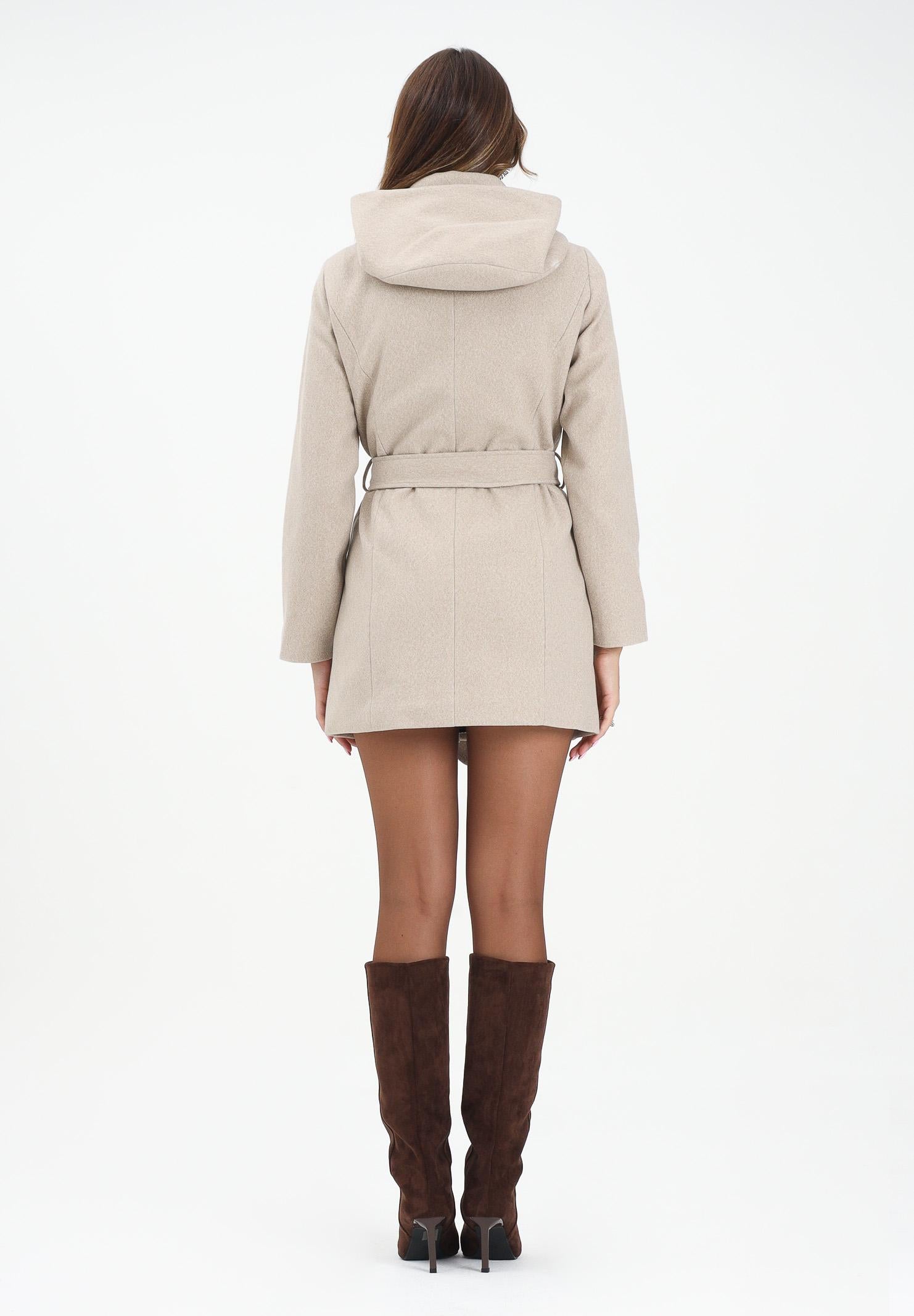 JDY Cappotto corto beige da donna 15353909 Nature JDY 