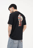 ADIDAS PERFORMANCE T-shirt a manica corta nera da uomo con grafica Snack Bubble Gum KD3933 . ADIDAS PERFORMANCE 