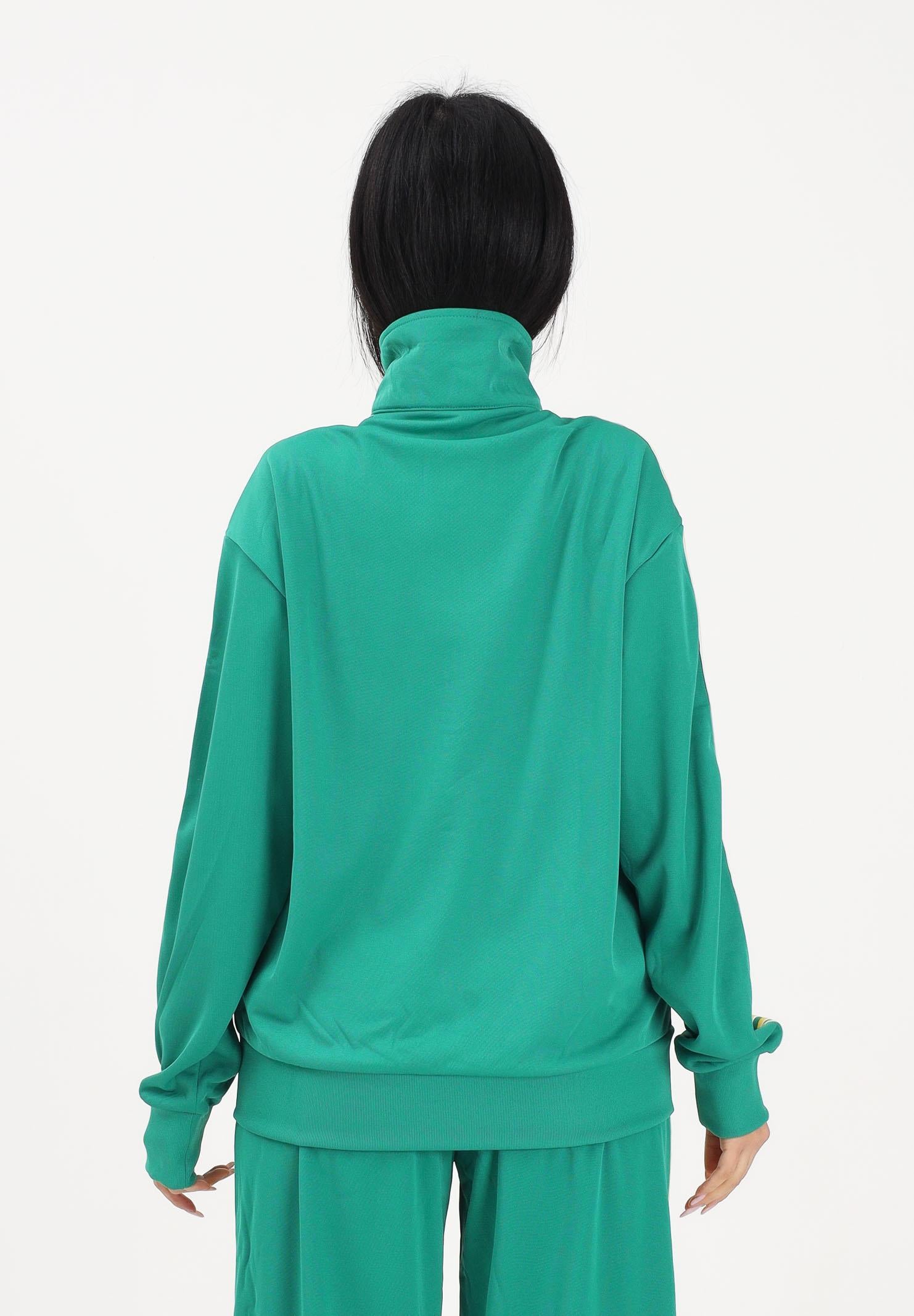 ADIDAS ORIGINALS Felpa con zip Firebird Loose verde da donna KD7987 . ADIDAS ORIGINALS 
