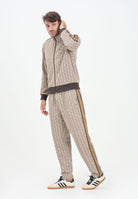 LACOSTE Pantalone sportivo marrone da uomo con monogramma Paris XH1440 6IR LACOSTE 