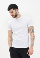 DSQUARED2 T-shirt a manica corta bianca da uomo con micro-logo all-over D9H135510T 100 DSQUARED2 