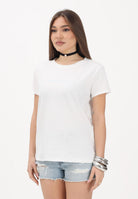 VICOLO T-shirt a manica corta bianca da donna con stampa "La mamma è meglio di Siri" RAB0738 02 VICOLO 
