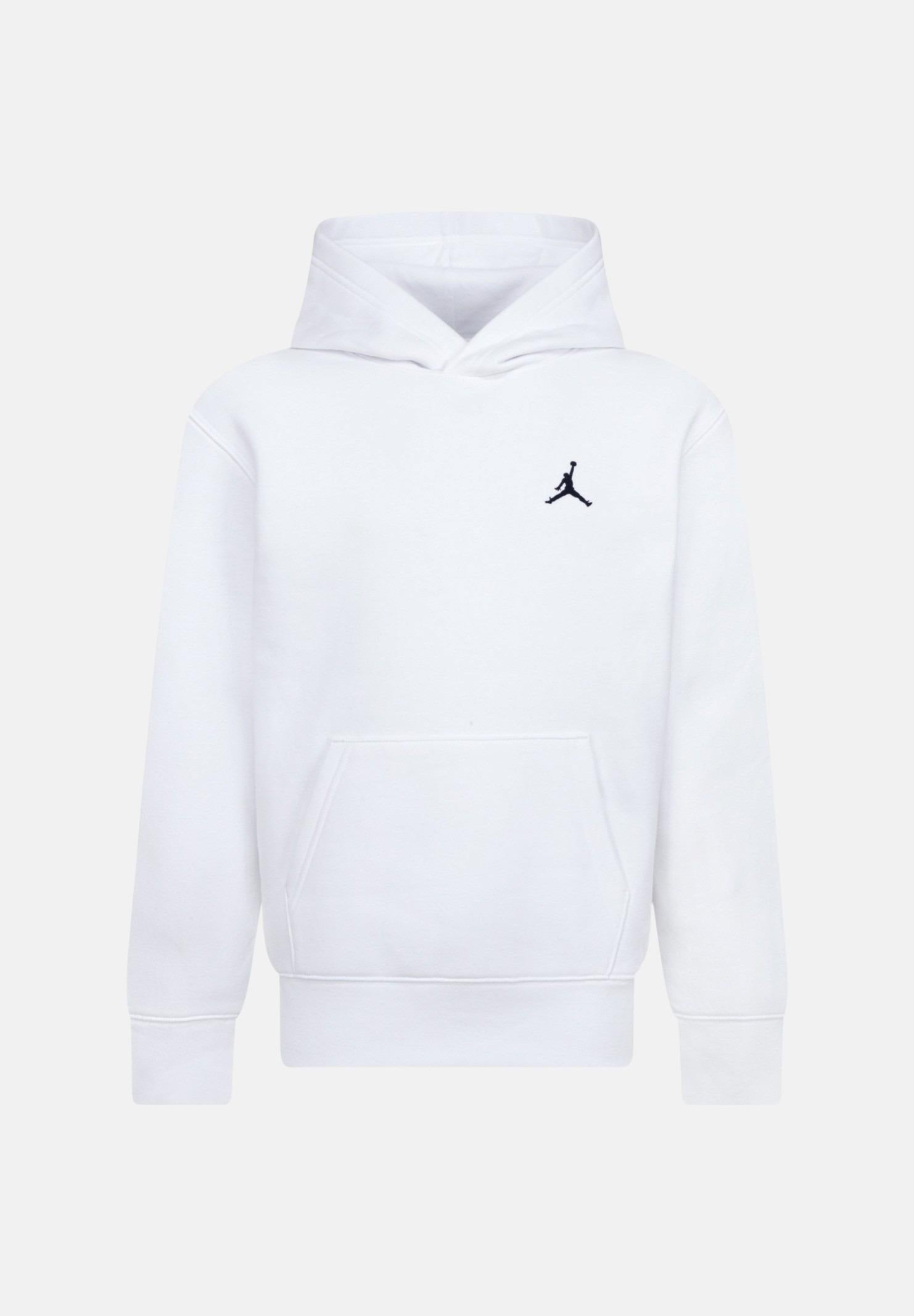JORDAN Felpa con cappuccio Brooklyn bianca per bambino e bambina 95D392 001 JORDAN 