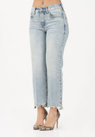 VICOLO Jeans Zeke in denim chiaro sabbiato da donna DAB5121 DEVI VICOLO 