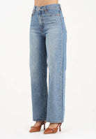 LEVI'S Jeans Ribcage a gamba ampia in denim chiaro da donna A6081-0020 . LEVI'S® 