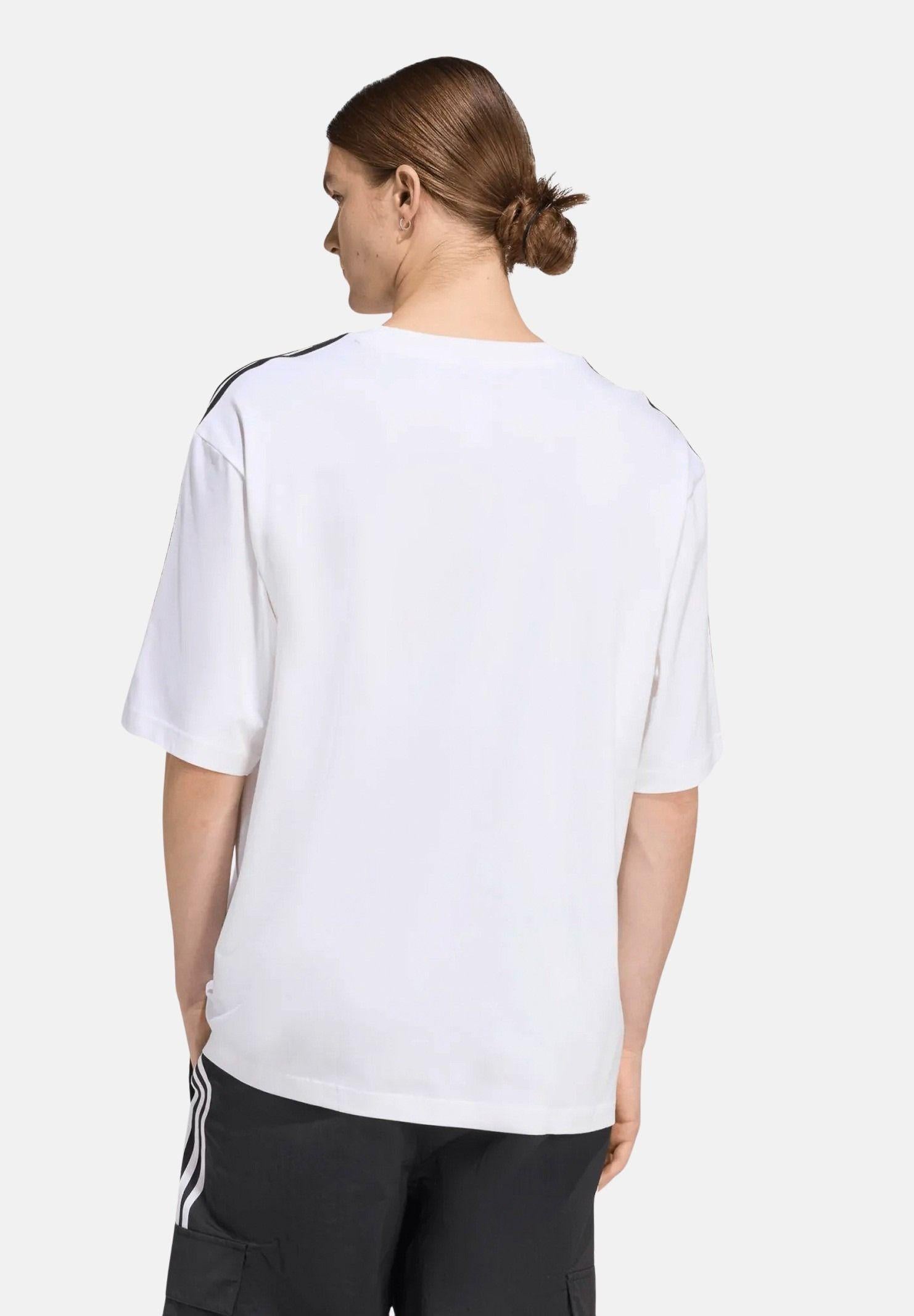 ADIDAS ORIGINALS T-shirt a manica corta Adicolor 3-Stripes Oversized bianca da uomo KD4096 . ADIDAS ORIGINALS 