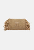 F**K Pochette in rafia beige da donna FA26-SW0050BG . F**K 