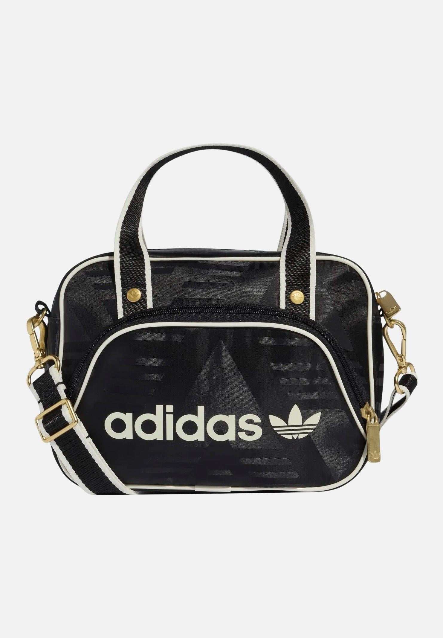 ADIDAS ORIGINALS Borsa a mano AIRLINER SMALL nera da donna KE2316 . ADIDAS ORIGINALS 