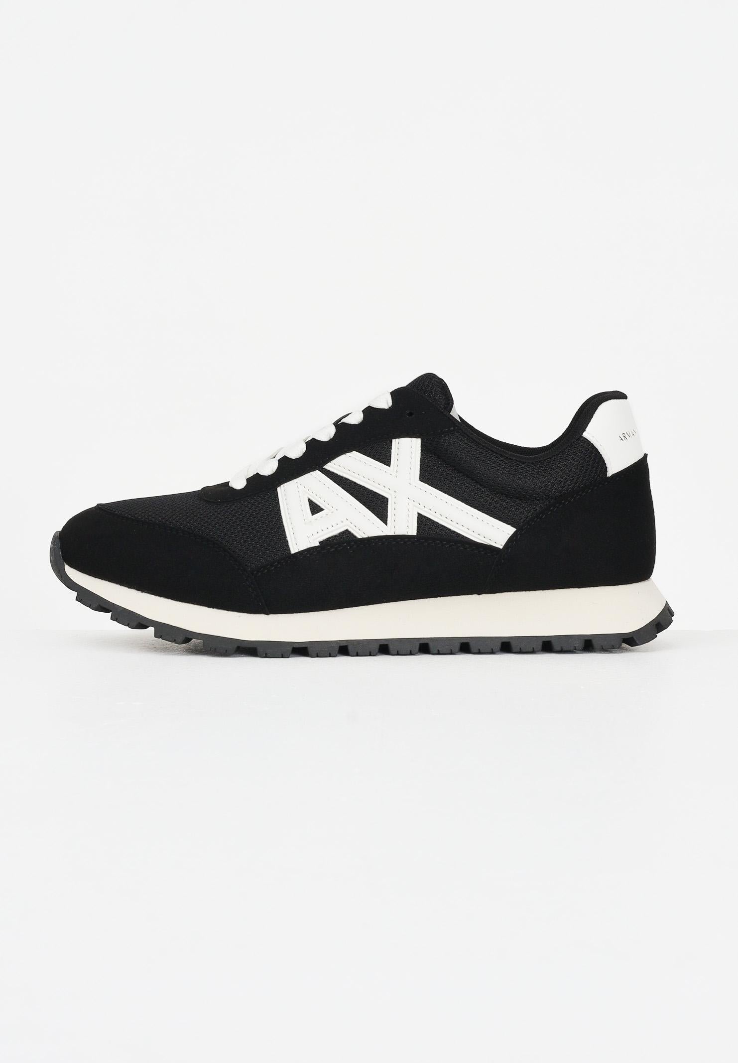 ARMANI EXCHANGE Sneakers nere da uomo con logo AX XM001960AF19388 MC024 ARMANI EXCHANGE 