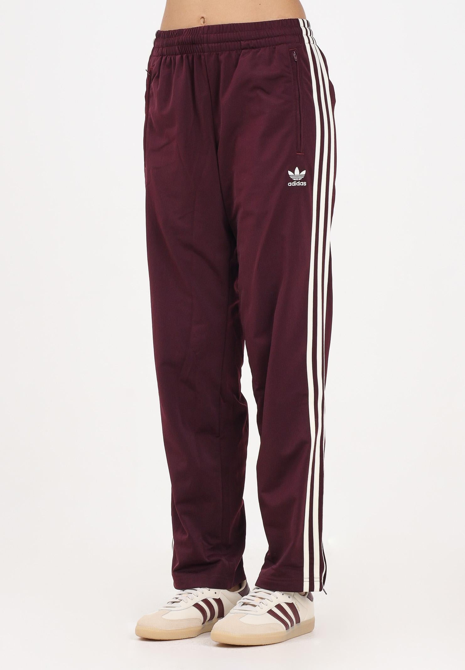 ADIDAS ORIGINALS Pantalone sportivo adicolor Classics Firebird bordeaux da donna KG1553  ADIDAS ORIGINALS 