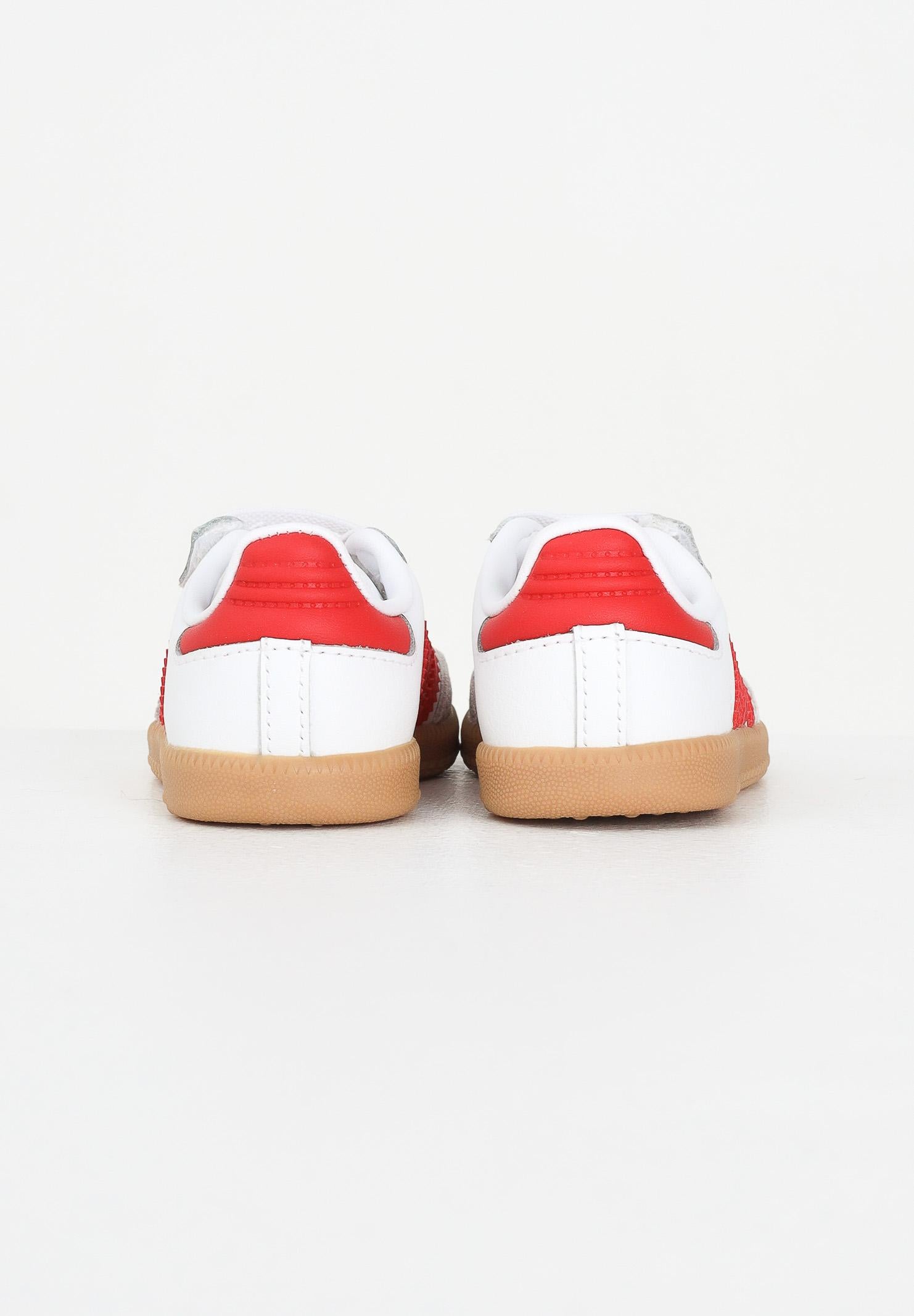 ADIDAS ORIGINALS Sneakers Samba OG bianche e rosse da neonato JQ3190  ADIDAS ORIGINALS 