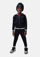 Tuta nera da bambino con dettagli a contrasto e logo 85D540 023 JORDAN 