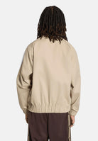 ADIDAS ORIGINALS felpa con zip SST Adicolor Classics Cotton Twill Tracktop khaki three beige, colore basico beige, uomo. KR1369 . ADIDAS ORIGINALS 