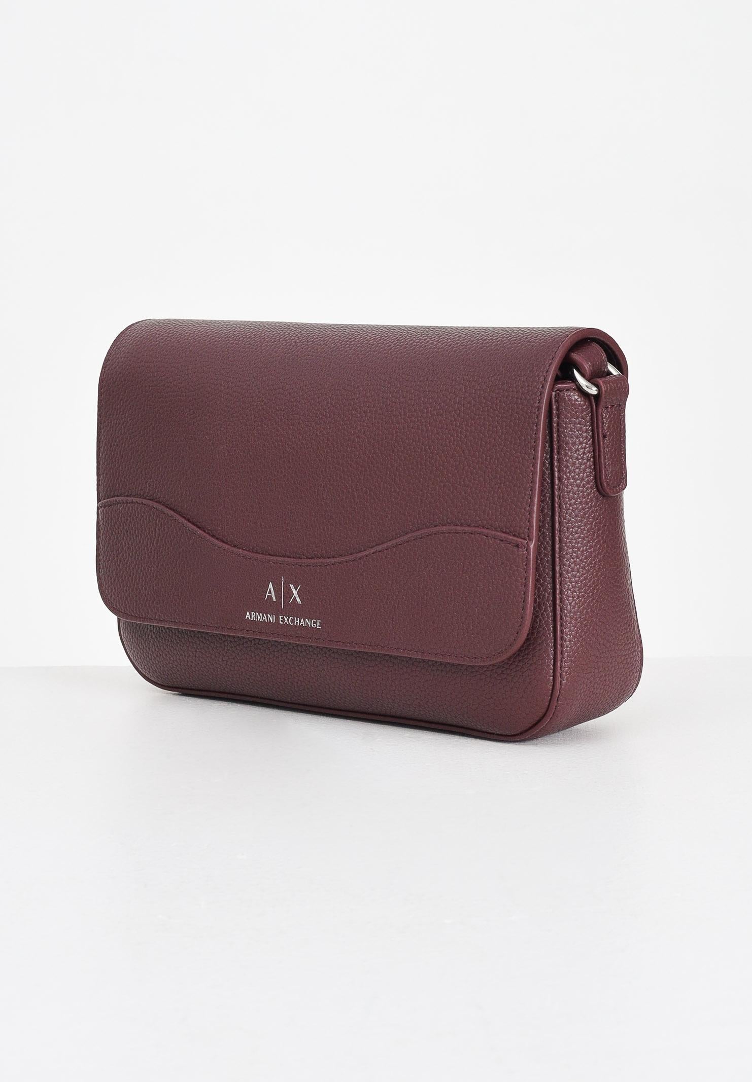 ARMANI EXCHANGE Borsa a tracolla bordeaux da donna con logo 942912CC783 UA343 ARMANI EXCHANGE 