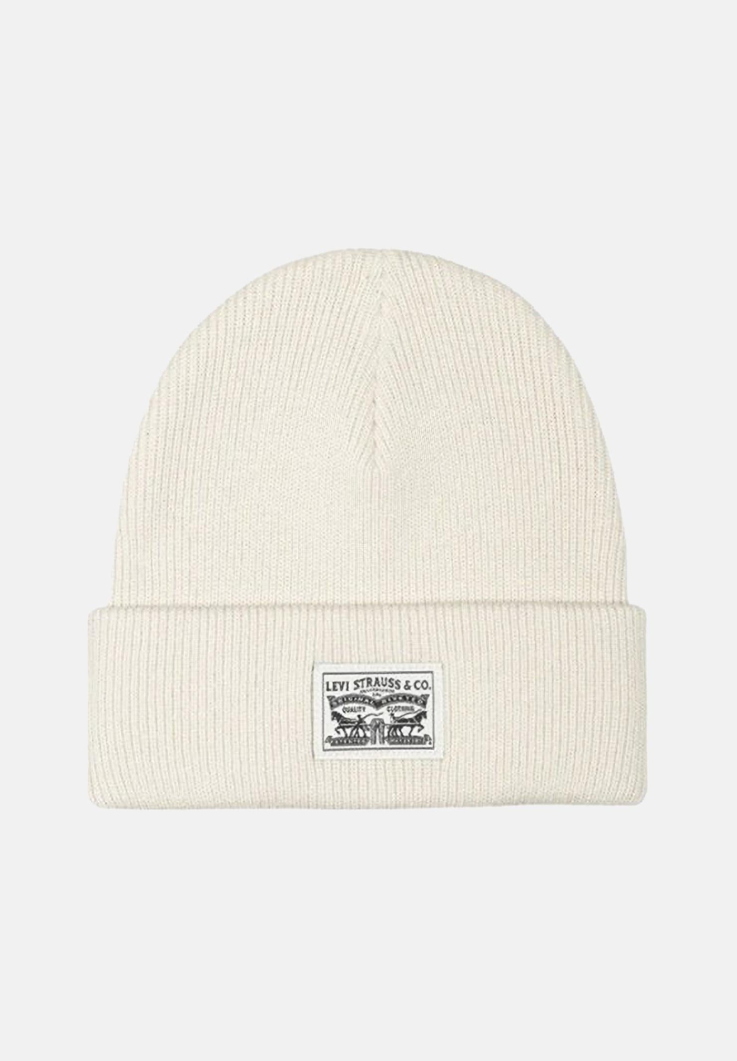 LEVI'S® Berretto di lana Backpatch panna per uomo e donna 000J7-0001  LEVI'S® 
