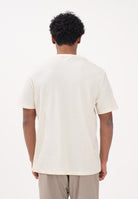 CALVIN KLEIN JEANS T-shirt a manica corta panna da uomo con patch logo LV04RD008G F7J CALVIN KLEIN JEANS 