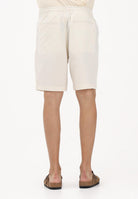 LACOSTE Shorts panna da uomo in seersucker di cotone GH1977 FM0 LACOSTE 