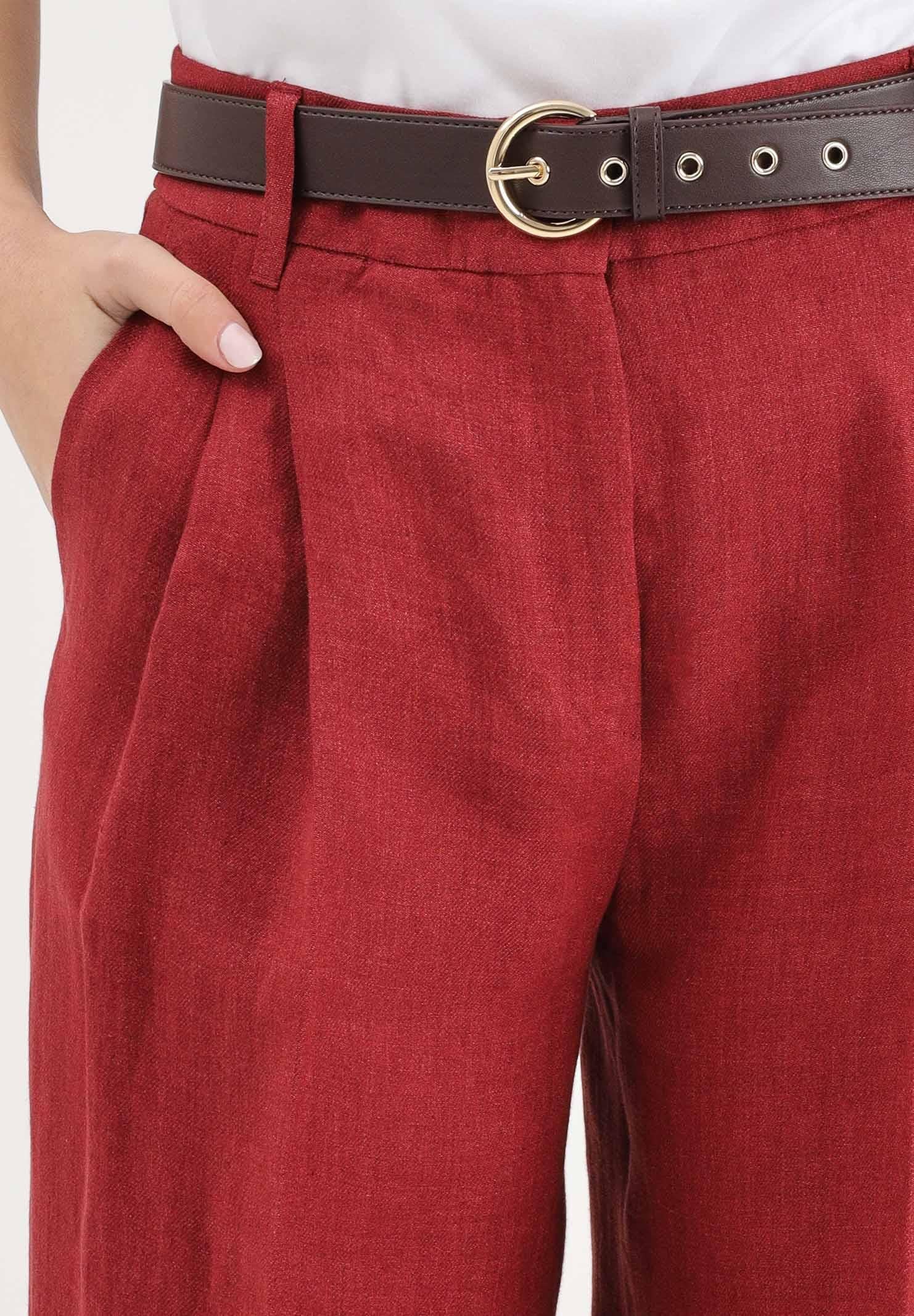 MAX MARA Pantalone MSTSUMERO rosso da donna 2616131032600 035 MAX MARA 