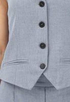 ONLY Gilet azzurro polvere da donna 15336753 VIIN ONLY 