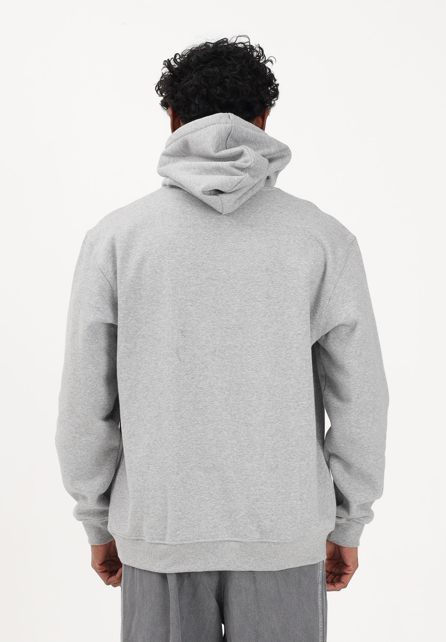 ADIDAS ORIGINALS Felpa con cappuccio Trefoil Essentials Loose grigia da uomo JV6057 . ADIDAS ORIGINALS 