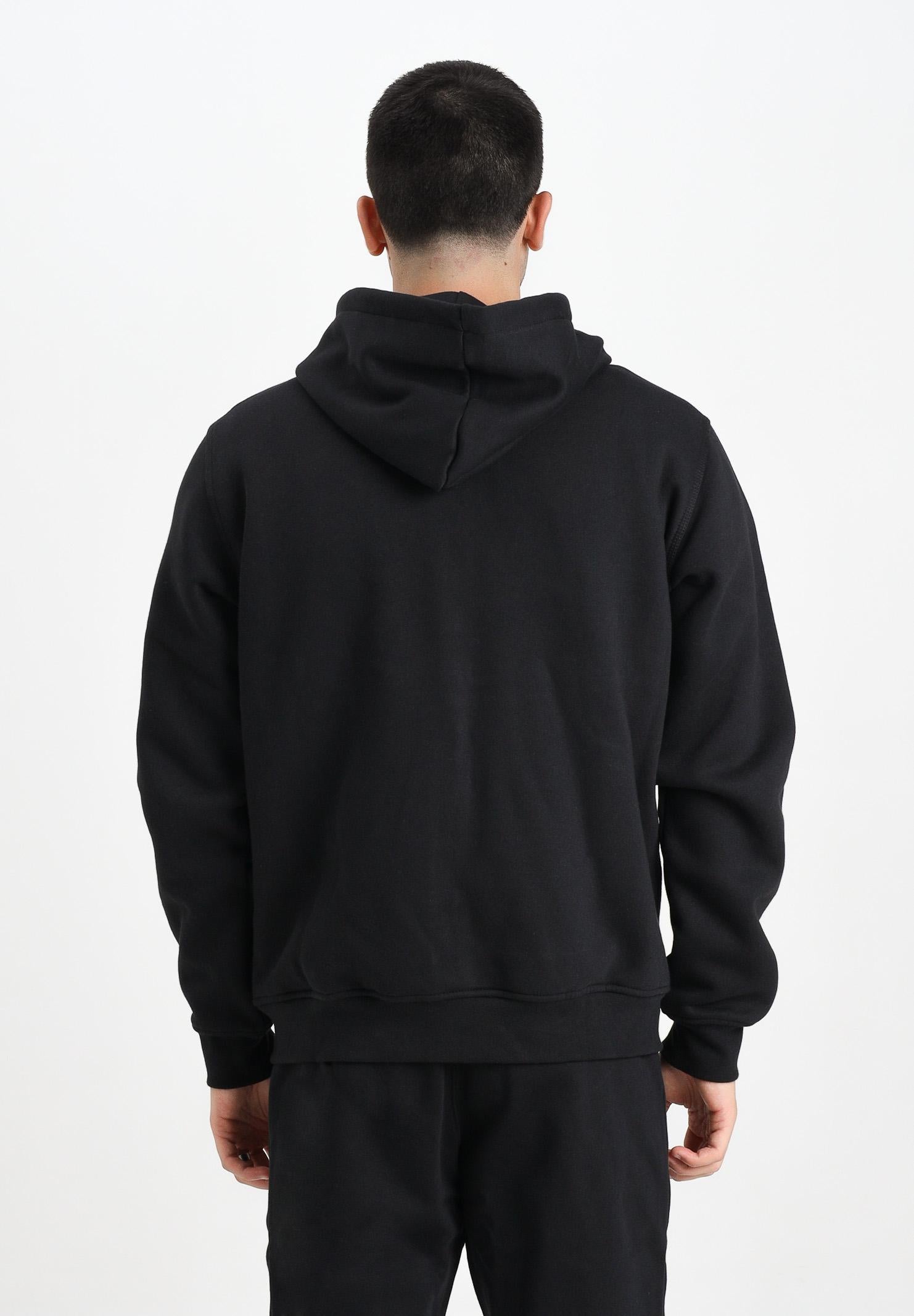 ADIDAS ORIGINALS Felpa con zip Trefoil Essentials nera da uomo IW5791  ADIDAS ORIGINALS 