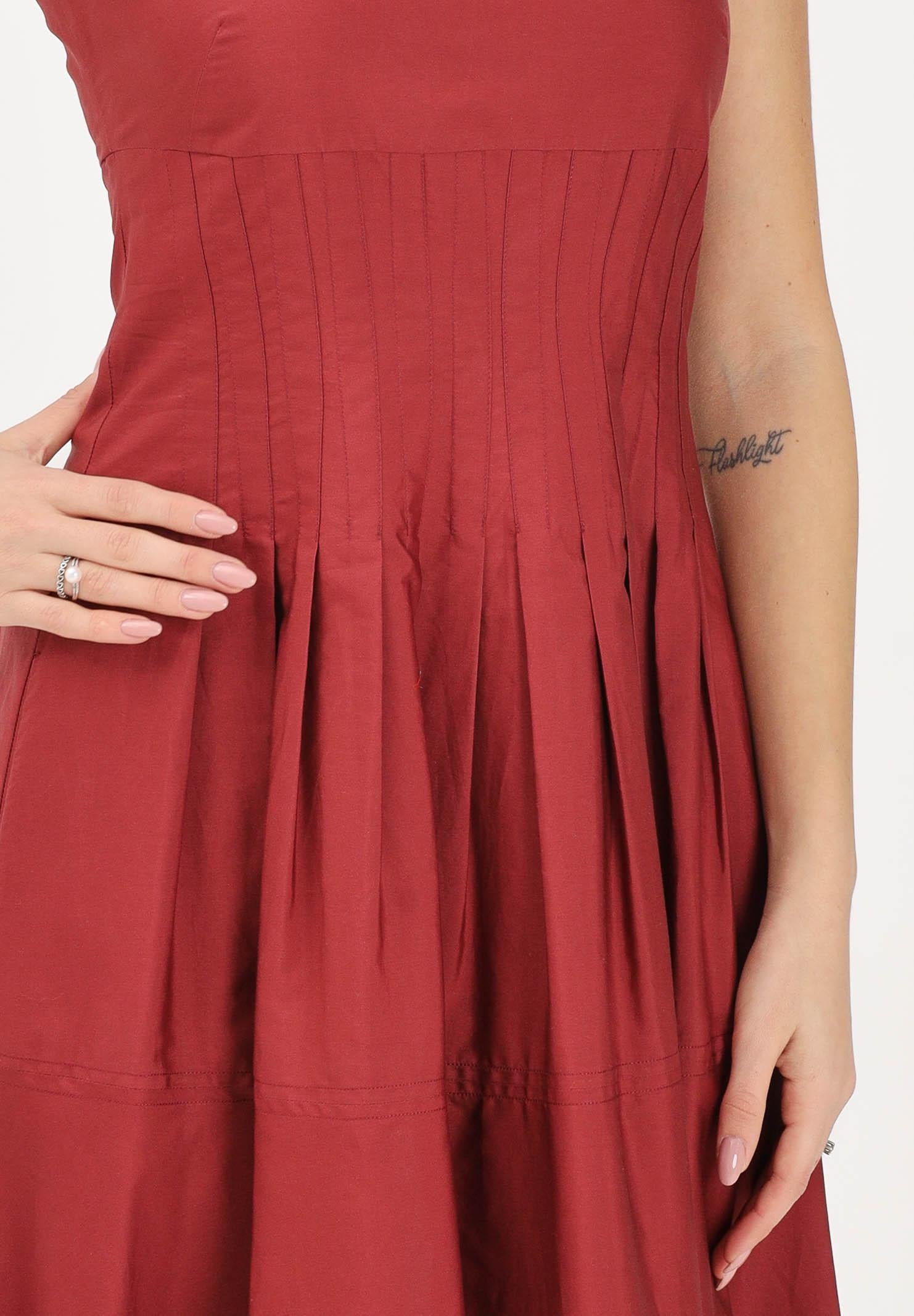 MAX MARA Abito midi SPXGIRO rosso mattone da donna 2616221022600 074 MAX MARA 