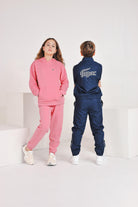 Tuta blu da bambino con logo WJ2450 525 LACOSTE 