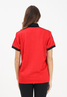 ADIDAS ORIGINALS Polo grafica ispirata al calcio rossa da donna JY3543  ADIDAS ORIGINALS 