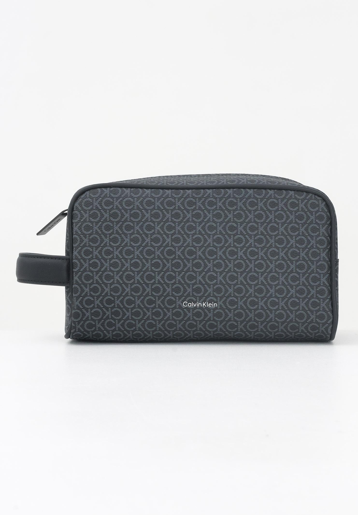 Calvin Klein Pochette Nera Uomo Monogram