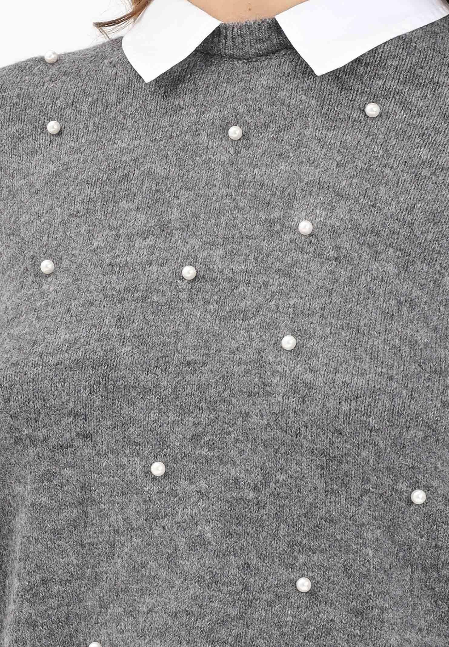 ONLY Maglioncino DOLLY grigio da donna 15353350 MediumGreyMel ONLY 