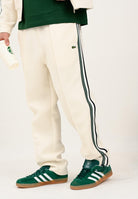 LACOSTE Pantalone panna da uomo con logo ricamato XH5824 XFJ LACOSTE 