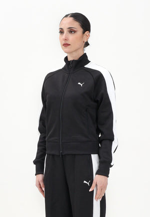 PUMA Felpa con zip T7 ALWAYS ON nera da donna 629796 01 PUMA 
